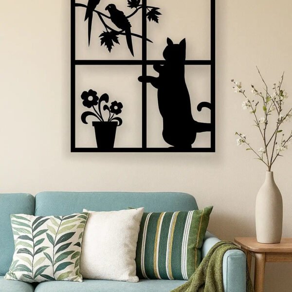 Curious Cat Wall Art