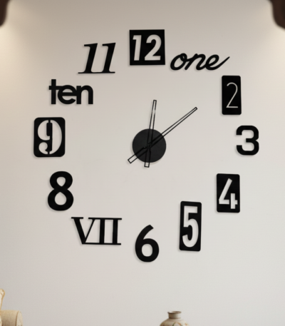 MixStyle Numbers Wall Clock