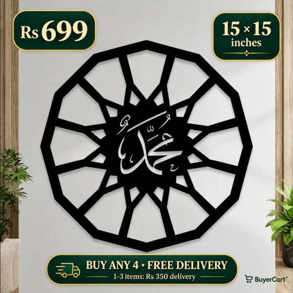 Muhammad Geometric Wall Art